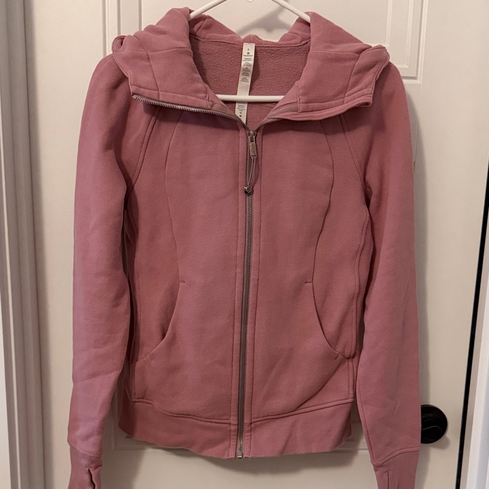 Lululemon Women's Pink Zippered Hoodie Jacket